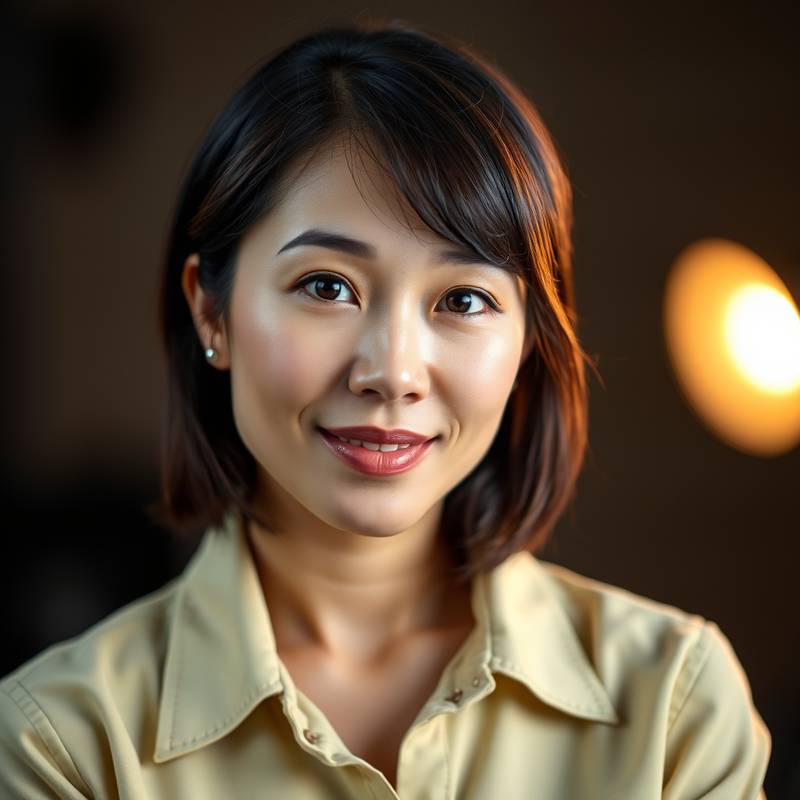 Headshot of Sarah Chen, a photography instructor