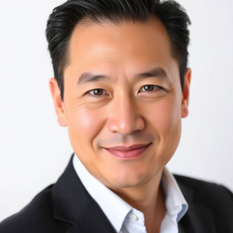 Professional headshot of David Lee, a Photoshop and retouching expert, looking confident